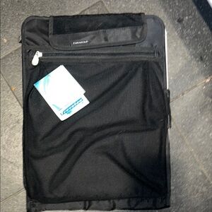 Travelon Black Luggage and Travel Bag with Soft Fabric and Sleek Design